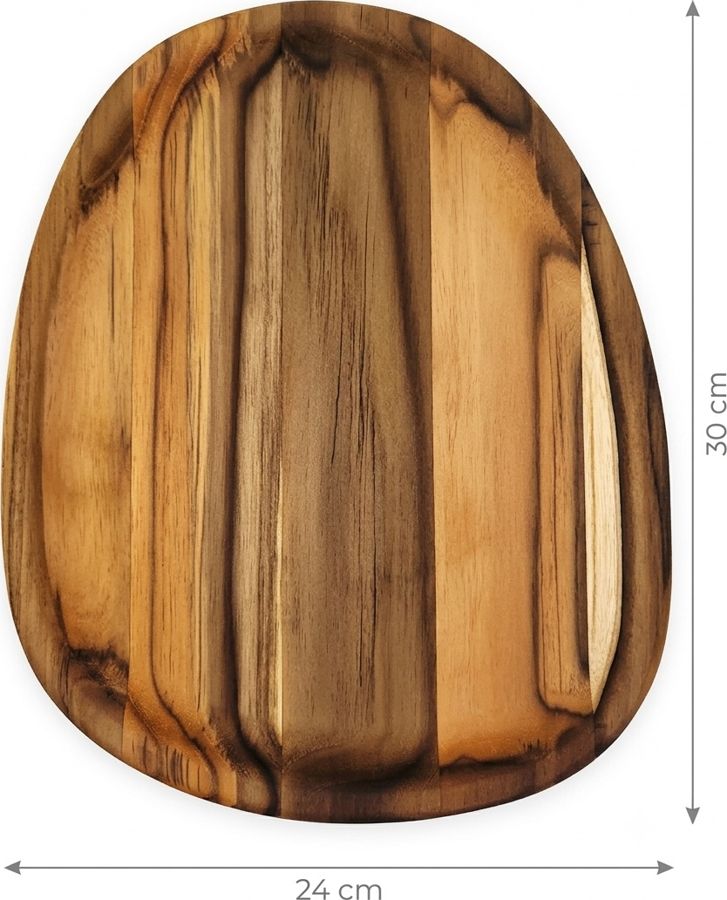 Coleção Donatella BravaWood — Bandeja Donnatela 24x30 — DOTRG010